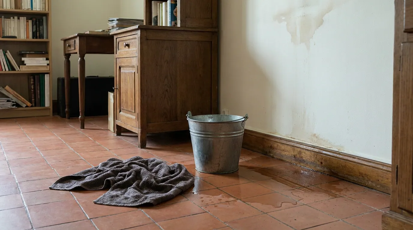 Fuite d'eau en pavillon à Fontenay : qui appeler et quoi faire en attendant — conseils plombier à Fontenay-sous-Bois